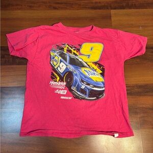 Nascar Pink and Blue Short Sleeve Tee